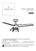 Preview for 1 page of Fanimation PC/DC FPD7619 Series Manual