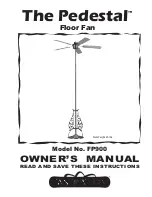 Fanimation Pedestal FP900 Owner'S Manual preview