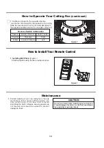 Preview for 13 page of Fanimation PICKETT DRUM FP6260 Series Manual