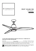 Fanimation PROP LP8333 Series Manual preview