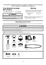 Preview for 4 page of Fanimation PROP LP8333 Series Manual