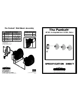 Fanimation Punkah FP720 Series Specification Sheet preview