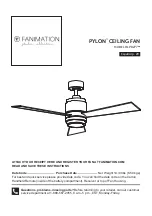 Preview for 1 page of Fanimation PYLON LP8277 Series Instructions Manual