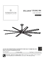 Preview for 1 page of Fanimation STELLAR 84 Manual