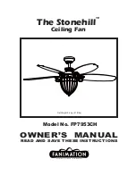 Fanimation Stonehill FP7953CH Owner'S Manual preview