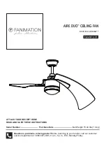 Fanimation studio AIRE DUO LP8066 Series Manual preview