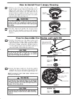 Предварительный просмотр 9 страницы Fanimation The Akira FP8000OB Owner'S Manual