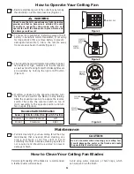 Предварительный просмотр 11 страницы Fanimation The Akira FP8000OB Owner'S Manual