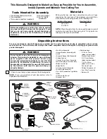 Preview for 3 page of Fanimation The Akira Owner'S Manual