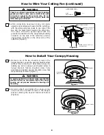 Preview for 8 page of Fanimation The Benito FP8003 Owner'S Manual