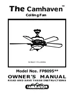 Preview for 1 page of Fanimation The Camhaven FP8095 Series Owner'S Manual