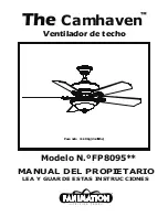 Preview for 20 page of Fanimation The Camhaven FP8095 Series Owner'S Manual