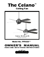 Fanimation The Celano FP5420xx Owner'S Manual preview