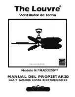 Предварительный просмотр 18 страницы Fanimation The Islander MAD3250 Owner'S Manual