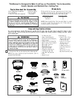 Предварительный просмотр 3 страницы Fanimation The Sandella MAD3260 Owner'S Manual