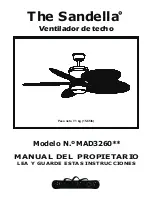 Предварительный просмотр 19 страницы Fanimation The Sandella MAD3260 Owner'S Manual