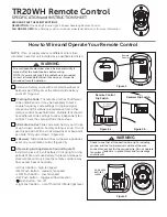 Fanimation TR20WH Specification And Instruction Sheet preview