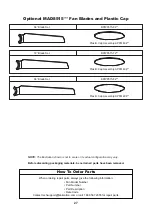 Предварительный просмотр 27 страницы Fanimation TRIAIRE MAD8514 Series Manual