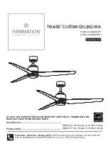 Предварительный просмотр 1 страницы Fanimation TRIAIRE MAD8515 Series Manual