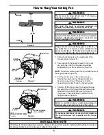 Предварительный просмотр 5 страницы Fanimation Tropicana FP1620 Owner'S Manual