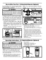 Предварительный просмотр 8 страницы Fanimation Tropicana FP1620 Owner'S Manual