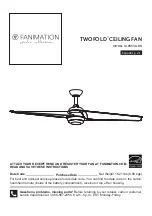 Fanimation TwoFold LP8551LBN Manual предпросмотр