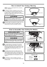 Preview for 12 page of Fanimation TwoFold LP8551LBN Manual