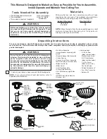 Preview for 3 page of Fanimation Ventana FP8032 Owner'S Manual