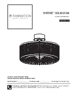 Preview for 1 page of Fanimation VINTERE LP8350LAZ Instructions Manual