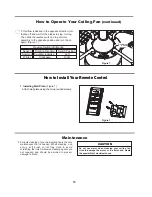 Preview for 13 page of Fanimation VINTERE LP8350LAZ Instructions Manual