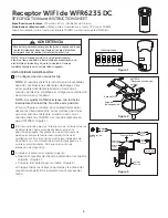 Предварительный просмотр 6 страницы Fanimation WFR6235 Specification And Instruction Sheet