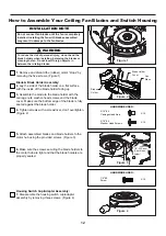 Preview for 12 page of Fanimation Windpointe FP7500 Manual