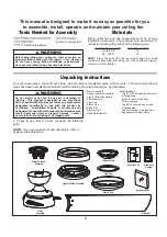 Preview for 3 page of Fanimation XENO FP6729B Series Manual