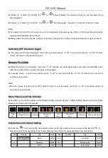 Preview for 8 page of FanJu FJ3362G Manual