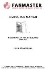 Fanmaster IFH-3 Instruction Manual предпросмотр