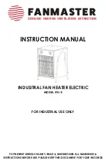 Fanmaster IFH-5 Instruction Manual preview