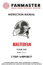 Preview for 1 page of Fanmaster MASTERFAN MFF450 Instruction Manual