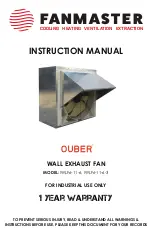 Fanmaster OUBER IWLF6-11-6 Instruction Manual preview