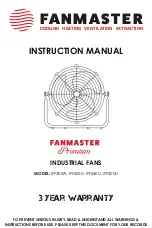 Fanmaster Premium IFF300A Instruction Manual preview