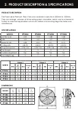 Предварительный просмотр 4 страницы Fanmaster Premium IFF300A Instruction Manual