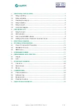 Preview for 2 page of FANOX SIA-B Standard Series Installation & Commissioning Manual