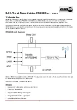 Предварительный просмотр 4 страницы Fanstel BlurNor BT840X Manual