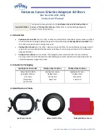 Fantasea EyeDaptor G Series-F67 Instruction Manual preview