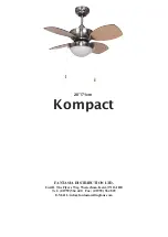 Preview for 14 page of Fantasia Kompact Owner'S Instruction Manual