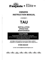 Preview for 1 page of Fantasia Tau Owner'S Instruction Manual