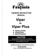 Предварительный просмотр 1 страницы Fantasia Viper Owner'S Instruction Manual