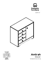 Предварительный просмотр 1 страницы fantastic furniture Amirah Dresser Manual