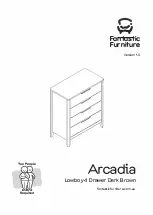 fantastic furniture Arcadia Lowboy Assembly Instructions Manual предпросмотр