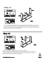 Предварительный просмотр 11 страницы fantastic furniture Arcadia Lowboy Assembly Instructions Manual