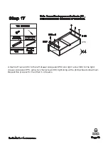 Предварительный просмотр 13 страницы fantastic furniture Arcadia Lowboy Assembly Instructions Manual